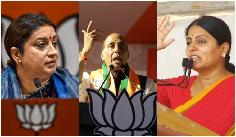 Smriti Irani, Rajnath Singh and Anupriya Patel are among the Union Ministers in fray from Uttar Prades